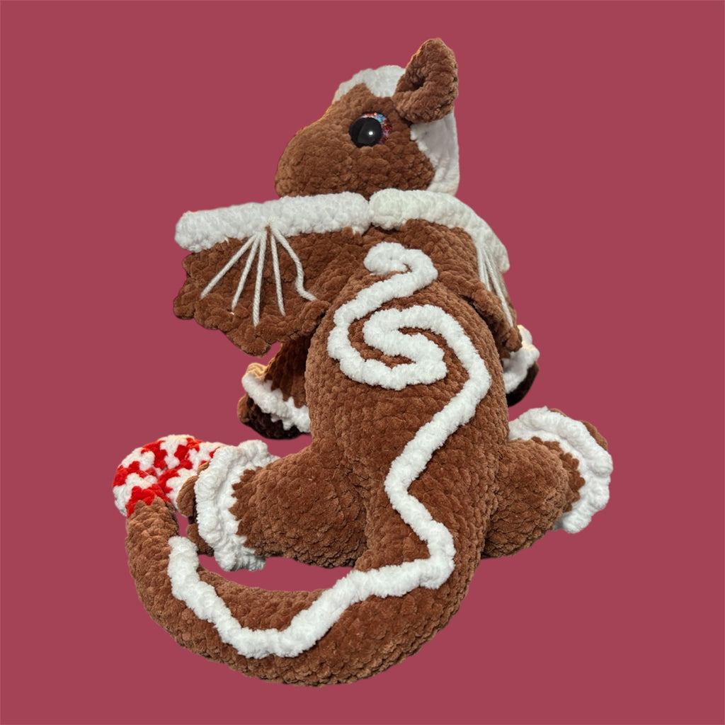 Gingerbread Dragon Plush