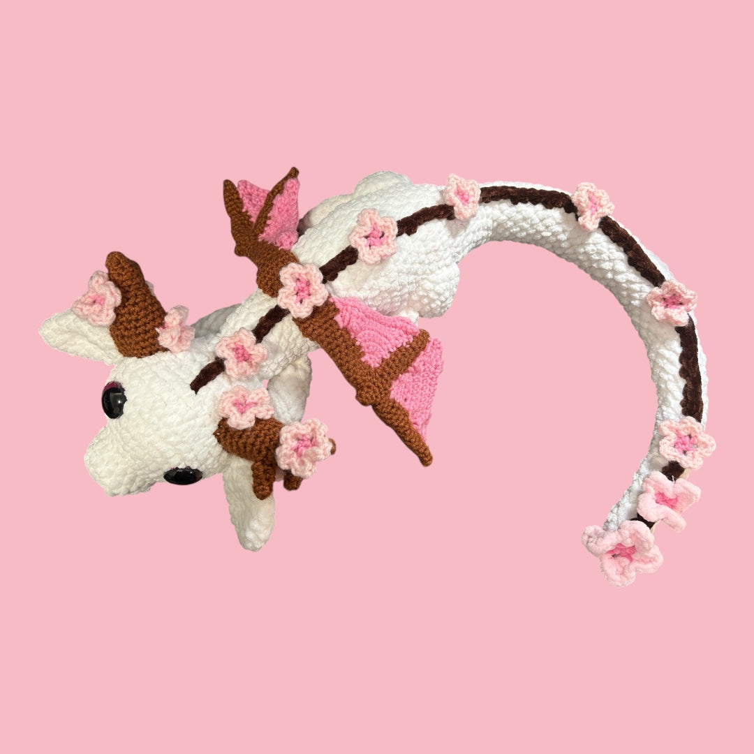 Floral Dragon Plush